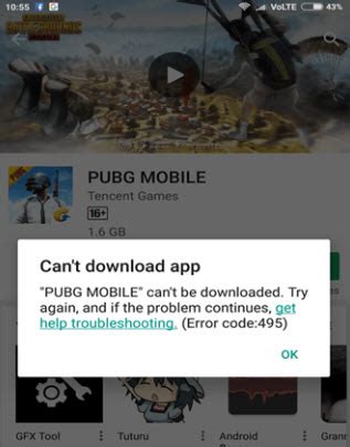 pubg mobile indirilemiyor hatası android